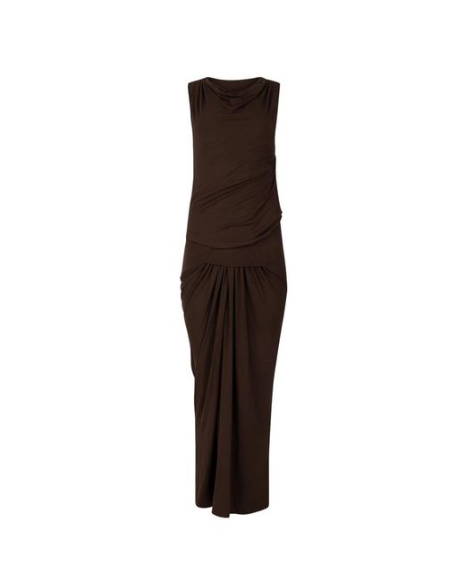 Maxi Dresses Entire studios de color Brown