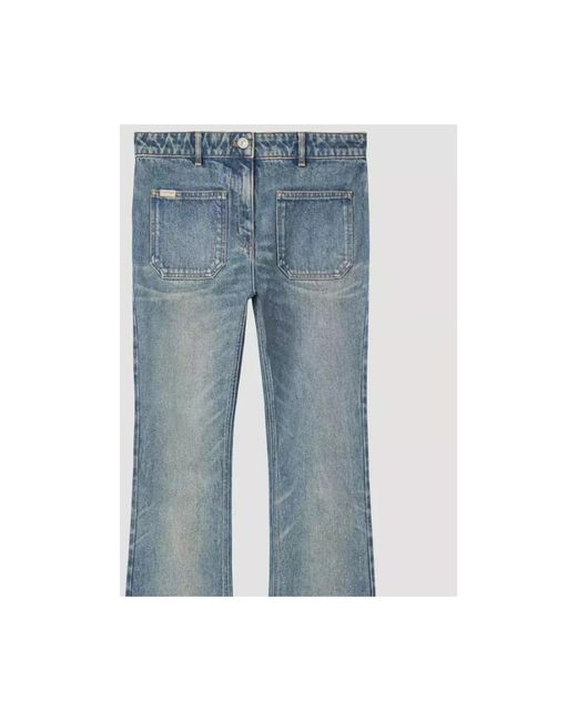 Courreges Blue Flare Jeans