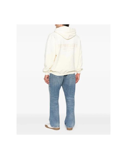 Represent Hoodies & Sweatvesten ,Katoen Owners Club Hoodie in het White voor heren