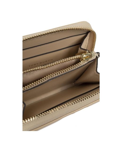 Tory Burch Wallets & Cardholders in het Natural