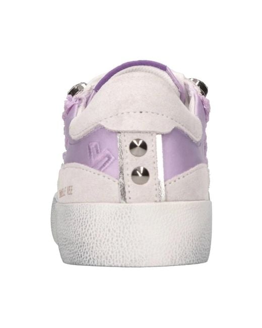 Emanuélle Vee Purple Sneakers