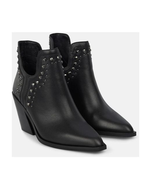 Alma En Pena. Black Cowboy & Biker Boots