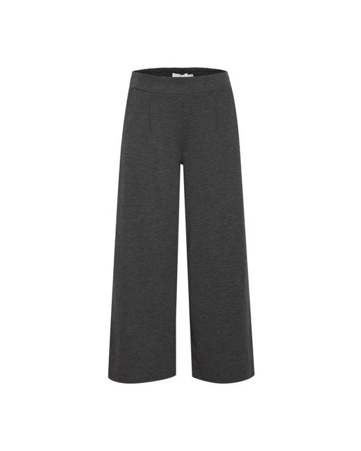 Ichi Gray Bootcut hosen kollektion: polyester herbst/winter