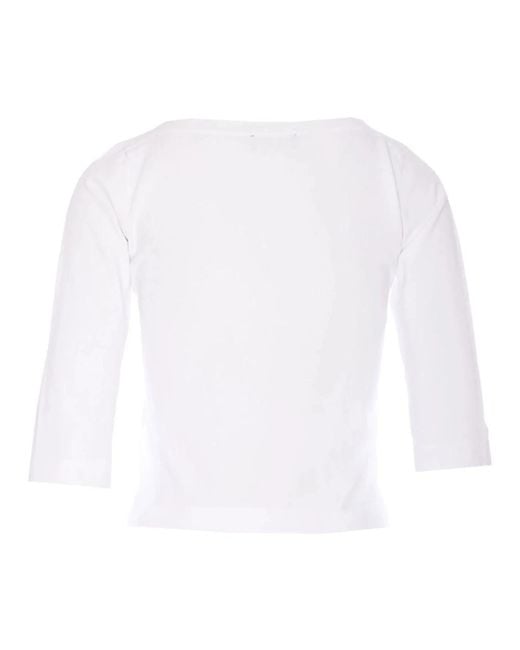 Roberto Collina White Long Sleeve T-Shirts