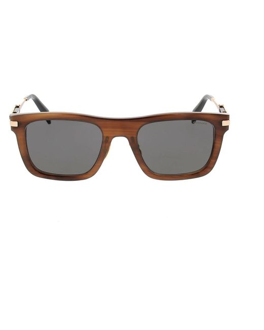 Chopard Brown Stylish Aviator Sunglasses