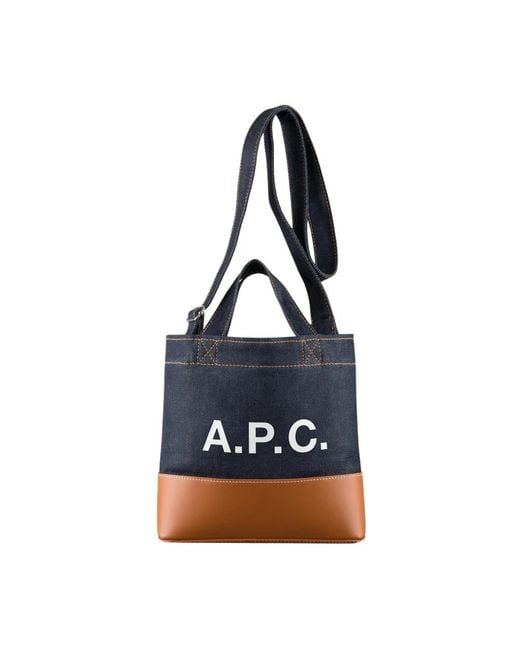A.P.C. Blue Shopping Bags
