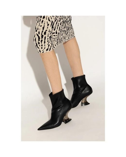 Casadei Black Heeled Boots