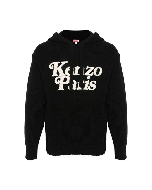 KENZO Schwarzer sweatshirt ss24 mode in Black für Herren