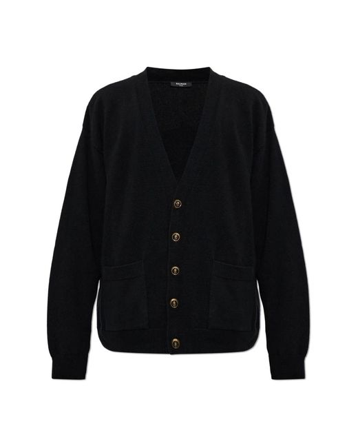 Cardigans Balmain de hombre de color Black