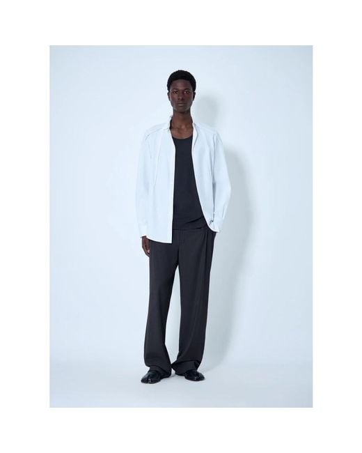Kiko Kostadinov Blue Wide Trousers for men