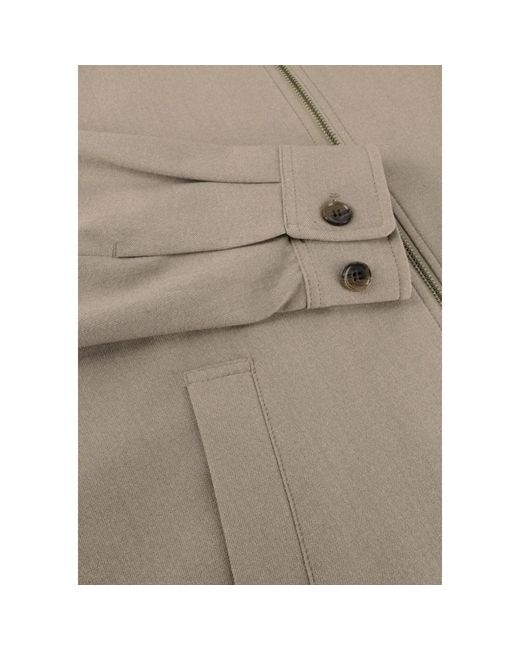 Les Deux Jassen ,Polyester Como Reg Bomber Jacket in het Gray voor heren