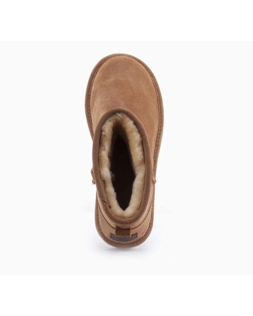 Warmbat Schoenen ,Bruin ,Wol Comfortabele Wallaby Herenlaarzen in het Brown voor heren
