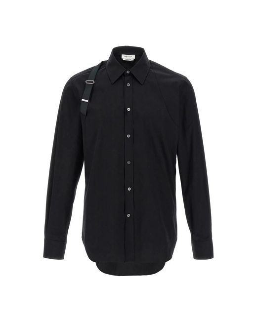 McQueen Blue Casual Shirts for men