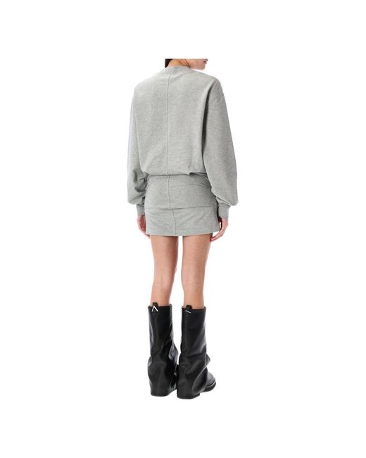 Short Dresses The Attico de color Gray