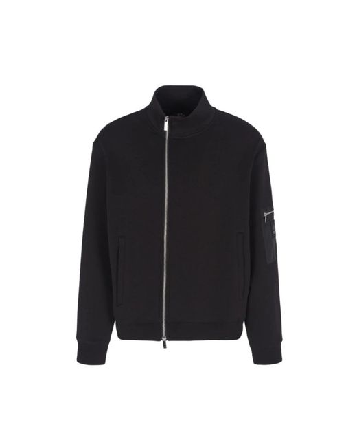 ARMANI EXCHANGE Hoodies & Sweatvesten ,Zwart ,Zip-Throughs in het Black voor heren