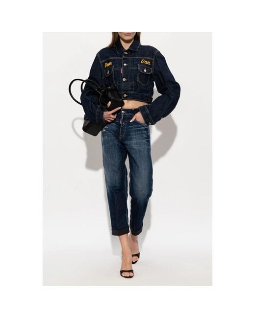 Cropped Jeans DSquared² de color Blue