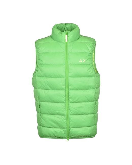 Sun 68 Green Vests for men