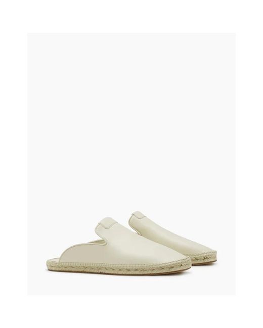 Lanvin Natural Mules