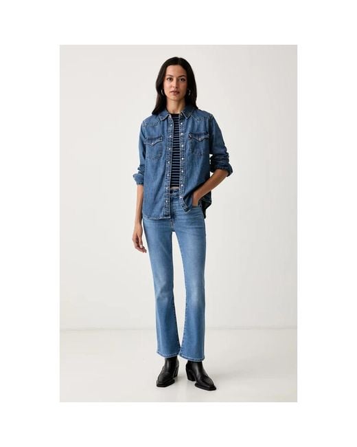 Boot-Cut Jeans Levi's en coloris Blue