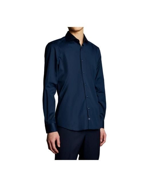 Fay Blue Casual Shirts for men