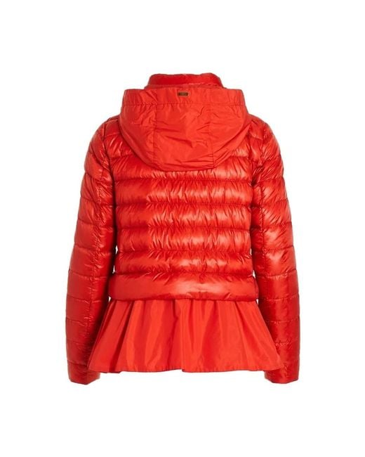 Herno Jassen ,Rood ,Down Jassen in het Red