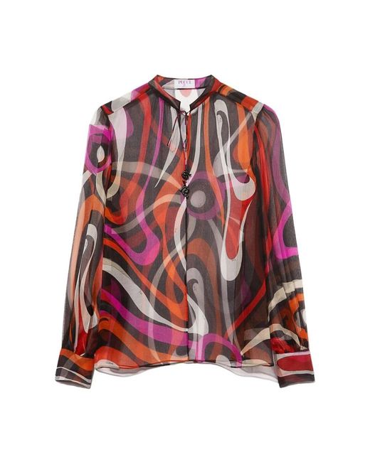 Emilio Pucci Red Blouses