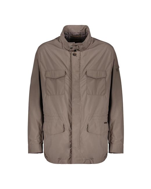 Moorer Brown Light Jackets for men