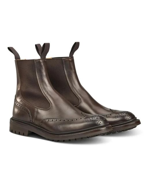 Tricker's Brown Chelsea Boots for men