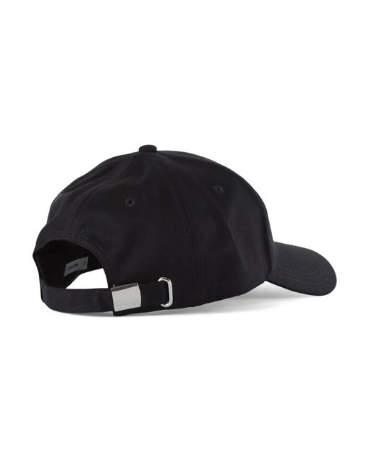 Calvin Klein Baumwoll logo patch cap in Black für Herren