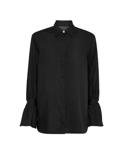 Philipp Plein Overhemden ,Zwart ,Katoen Shirt Regular Fit in het Black