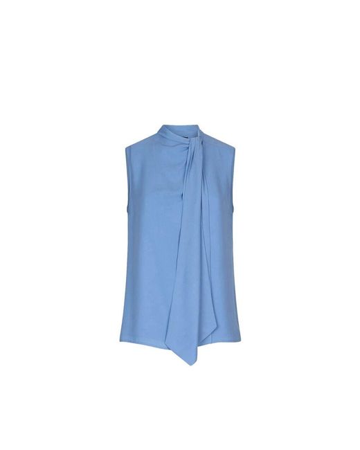 Liu Jo Blue Blauer v-ausschnitt top elegant vielseitig