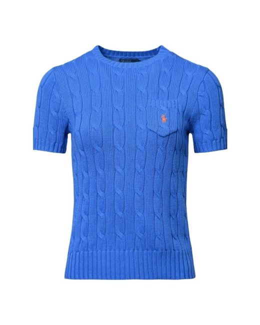 Polo Ralph Lauren Blue Round-Neck Knitwear