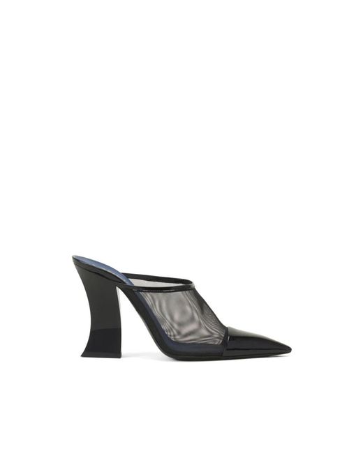 Lanvin Gray Nocturne Mule