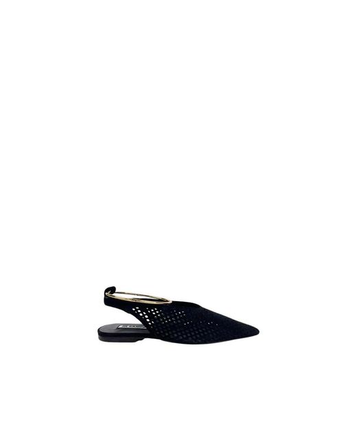 Jil Sander Blue Sling Back