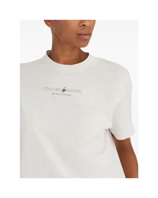 Brunello Cucinelli White Lightweight Jersey T-shirt