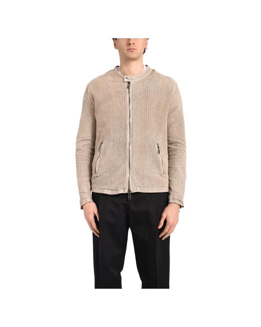 Giorgio Brato Natural Bomber Jackets for men