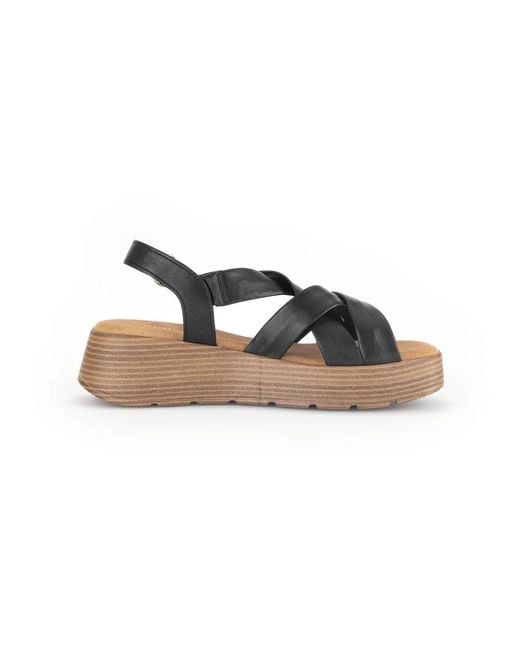 Flat sandals Gabor de color Black