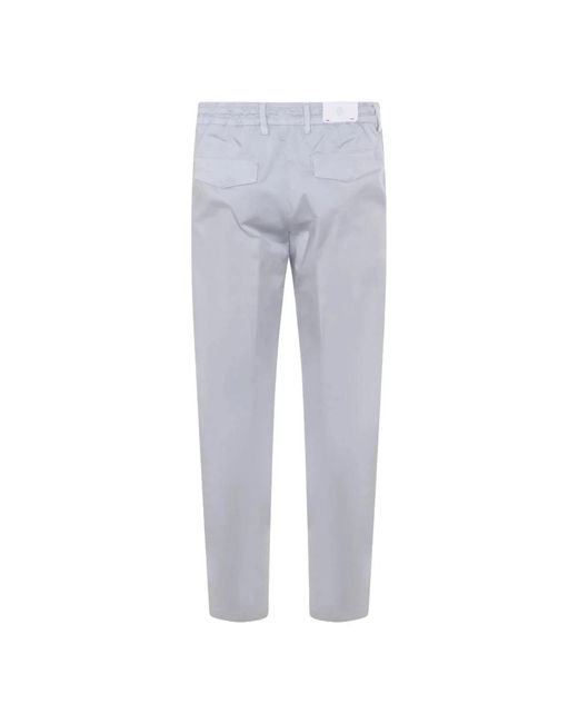 Eleventy Gray Slim-Fit Trousers for men