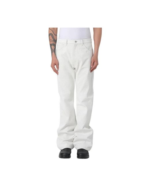 Junya Watanabe Wide Jeans in het White voor heren