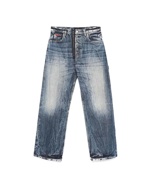 Martine Rose Straight Jeans in het Blue voor heren