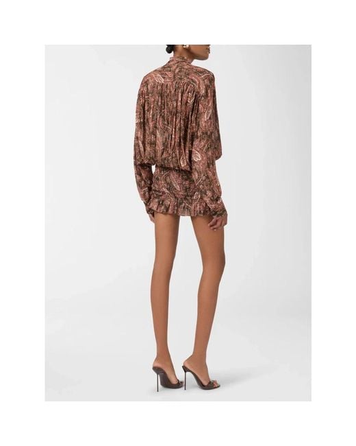 ANDAMANE Brown Short Dresses