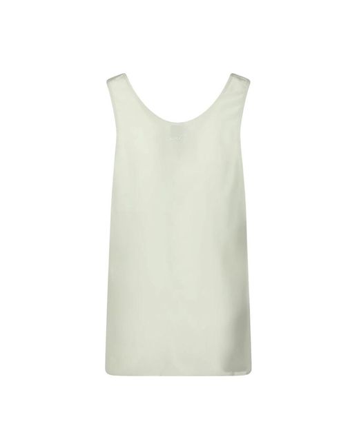 Pinko Green Sleeveless Tops