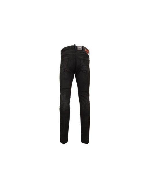 DSquared² Black Skinny Jeans for men