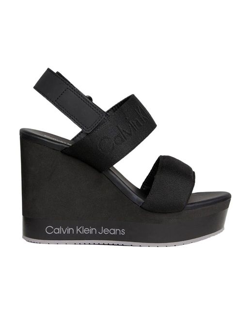 Calvin Klein Black Wedges
