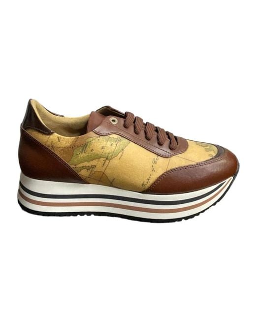 Alviero Martini 1A Classe Brown Sneakers