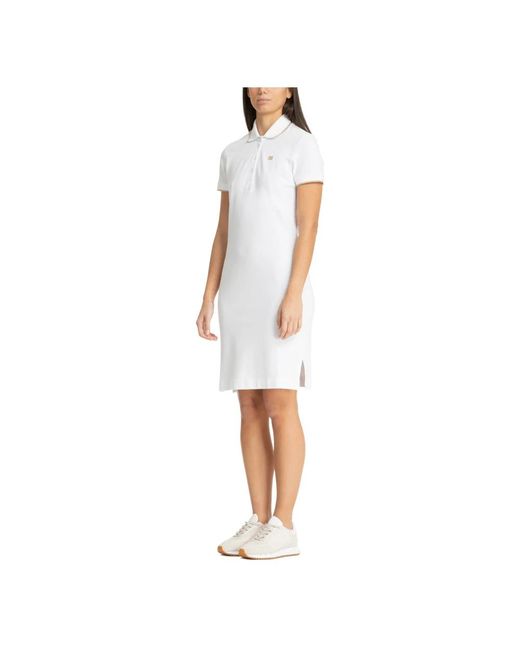 EA7 White Short Dresses