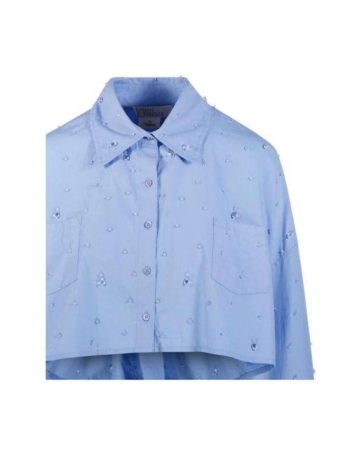 GIUSEPPE DI MORABITO Blue Shirts