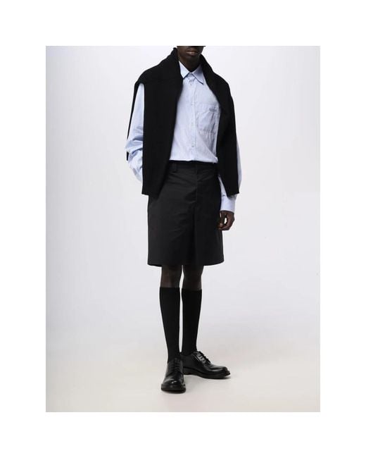 Valentino Black Casual Shorts for men