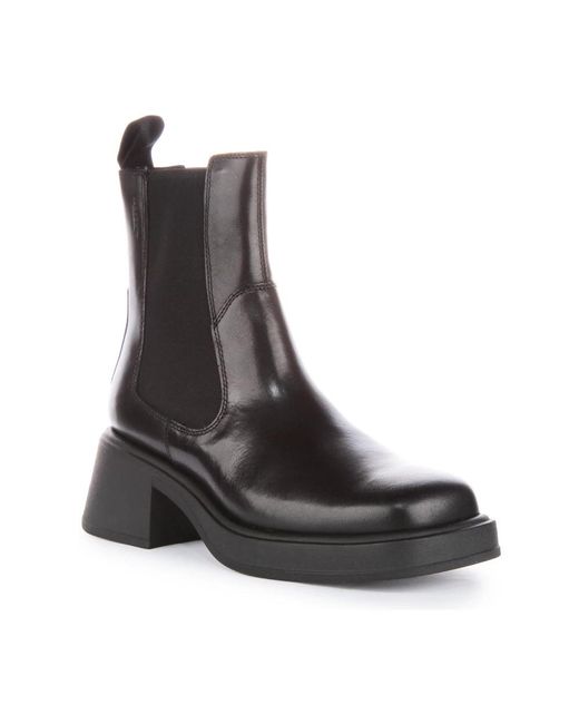 Vagabond Brown Heeled Boots
