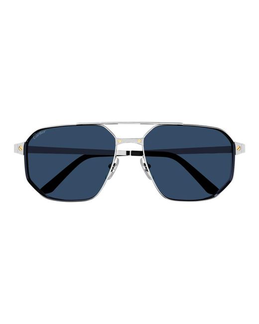 Cartier Blue Sunglasses for men